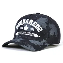 Летняя мужская бейсболка от известного бренда dsq, хлопковая Повседневная Кепка, регулируемая бейсболка с буквой s, черная брендовая Кепка для мужчин