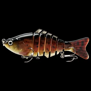 

Ufishing 7 Segments Joined UV Hot Stamp Fishing Lures Minnow Bait 10cm 15.5g Sinking Hard Lure Swimbait