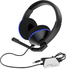 

Gaming Headset 3.5mm Wired Headphones Adjustable Bass Stereo Wired Earphone With Mic for PS5 PS4 PS3 XBOX Switch PC Laptop