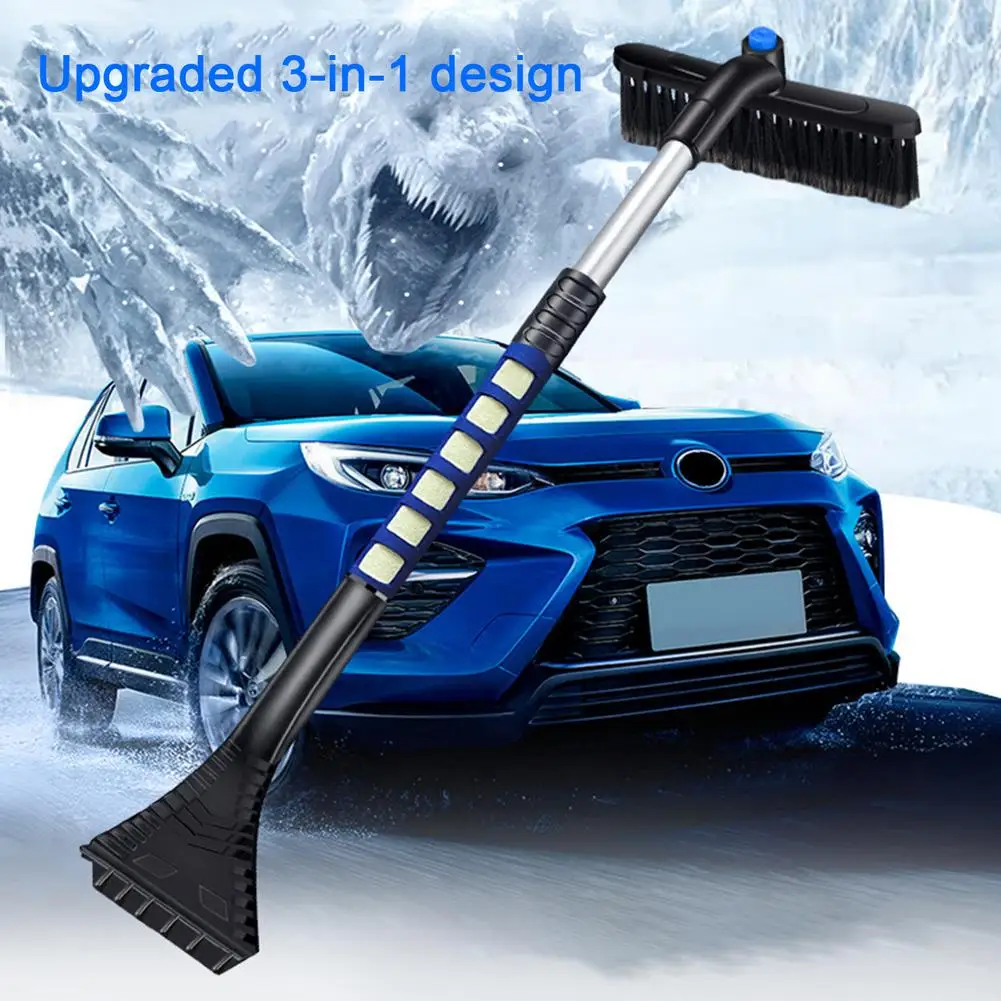 3In1WinterCarSnowRemovalShovelDoubleHeadedSnowScraperCar