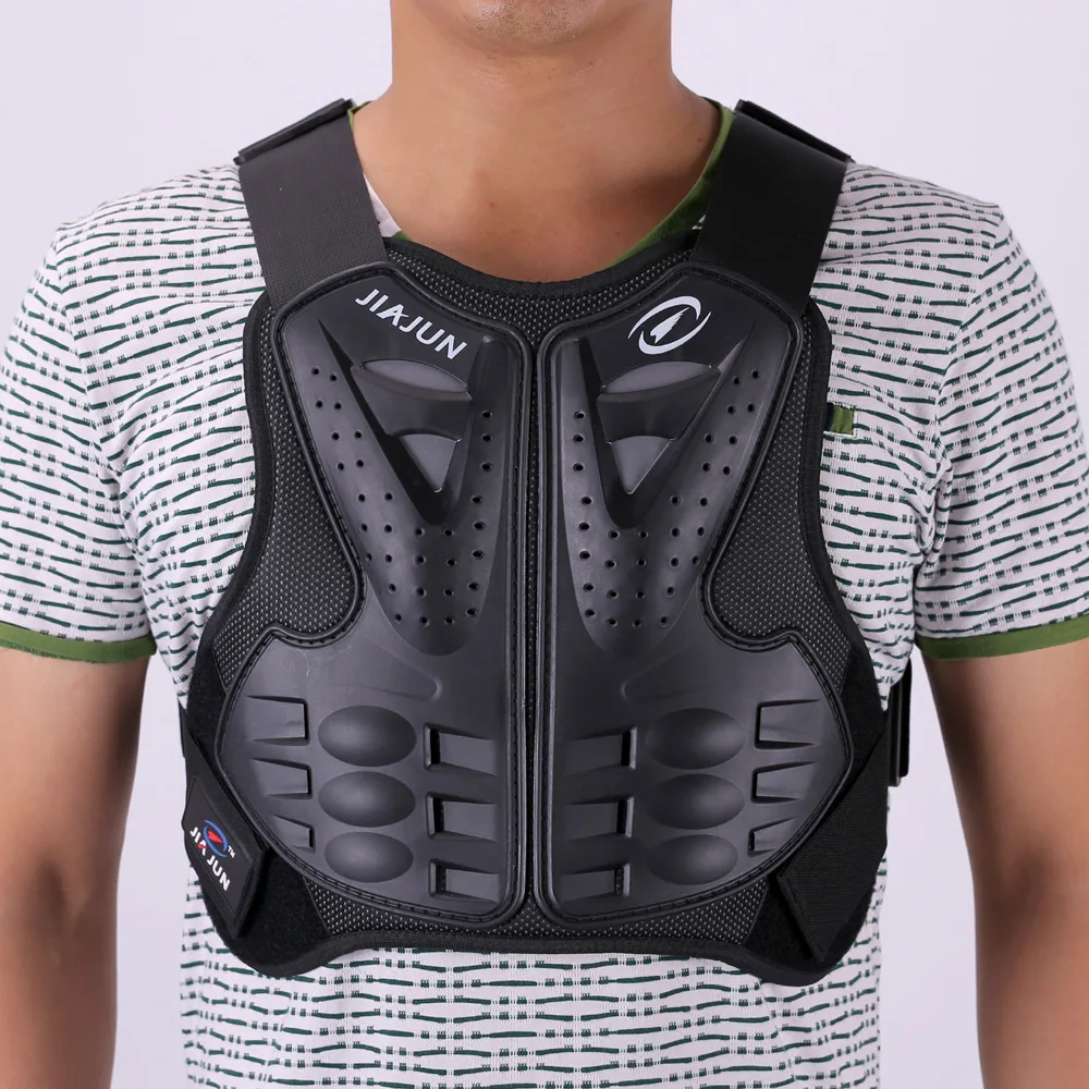 Adults Motorcycle Motocross Riding Armor PE Hard Shell Shock Resistant Chest Spine Protection Off road Armor Vest motorcycle armor motorcycle body armor motorcycle armor vest