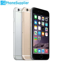 Разблокированный смартфон Apple iPhone 6 LTE, 4,7 дюймов, Touchsceen, 16 ГБ/64 Гб/128 Гб ПЗУ, двухъядерный смартфон Apple A8, отпечаток пальца, мобильный телефон