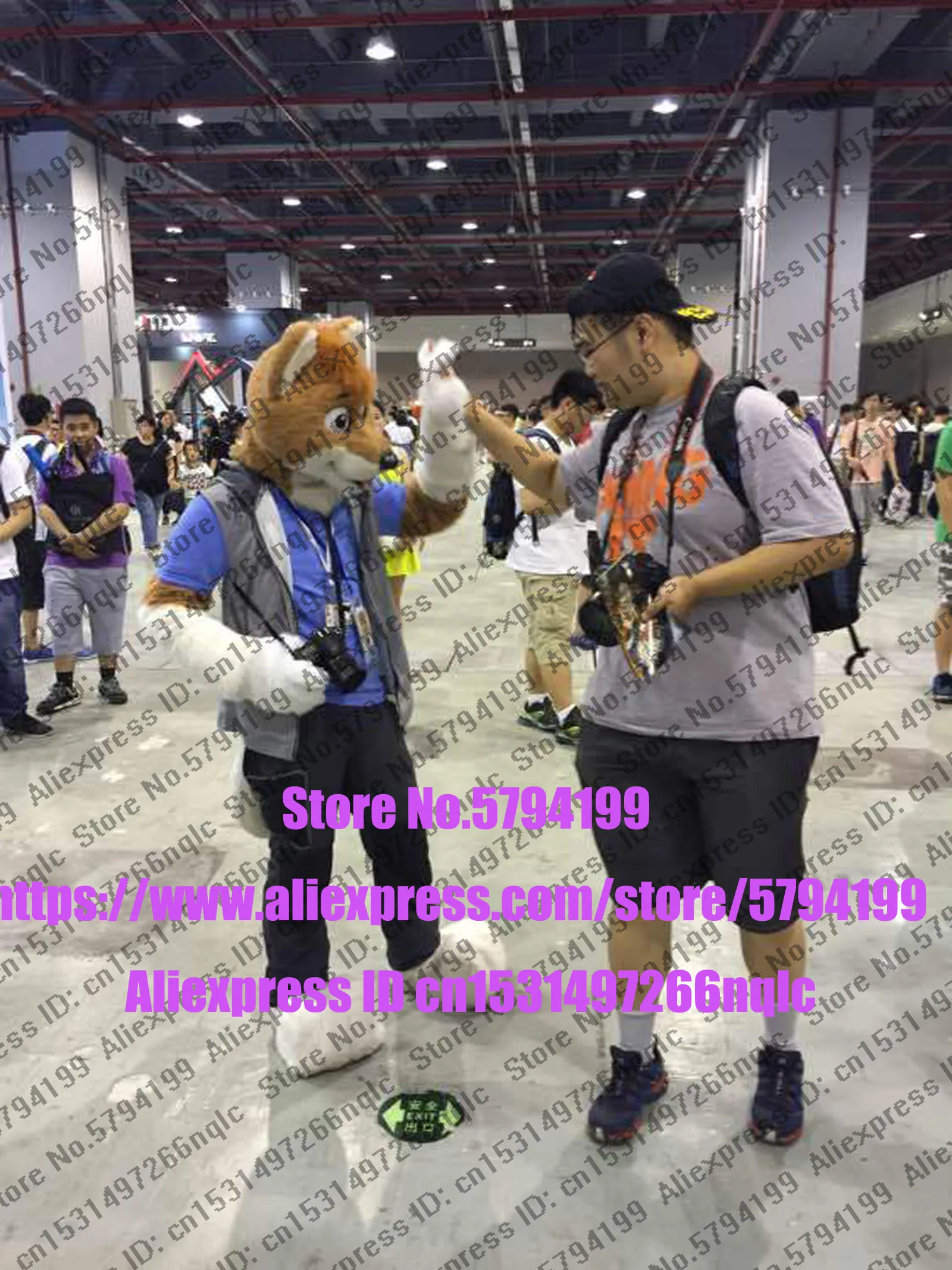 Customized Available REAL PHOTO dx0059 head CAT full sets  husky dog  Suit  fursuit Costume fox Party Carnival Gift