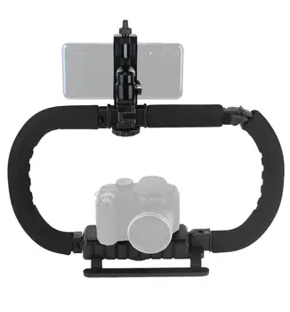 

New Mobile Phone SLR Camera Handheld Stabilizer Portable With Rabbit Cage Anti-shake Bracket For GoProSony Canon Sports Camera