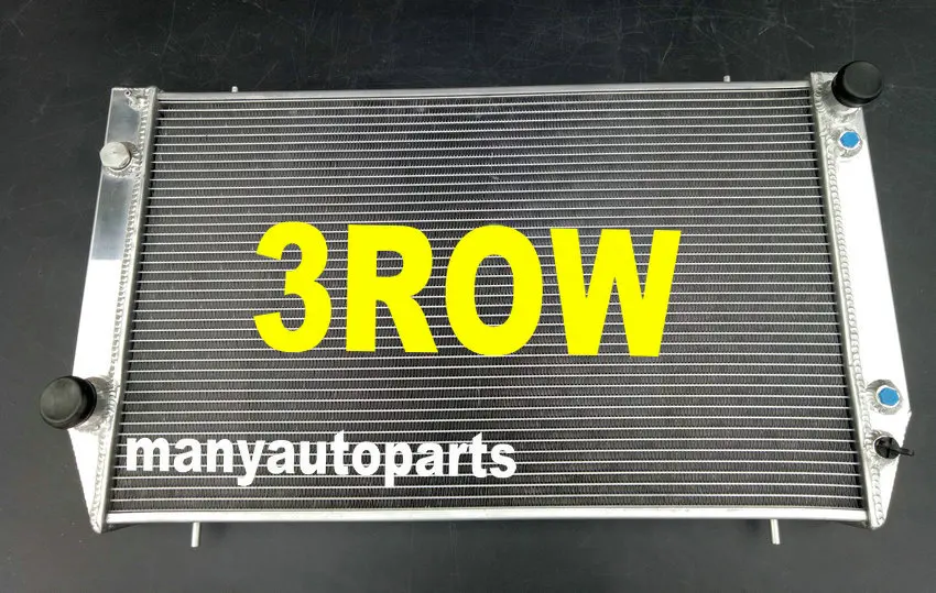 only radiator 3ROW сплав радиатор подходит для Jaguar XJS 6 CYL 3.6L 1982-1991/4.0L 1992-1996+ два вентилятора - Цвет: only radiator