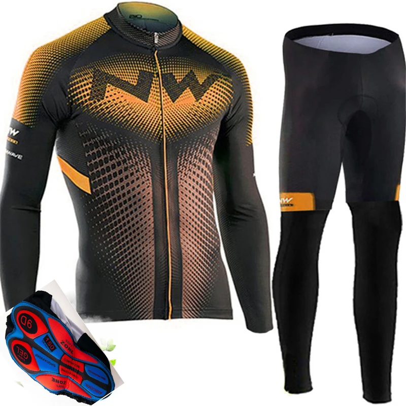 

2020 NEW NW Autumn Spring Road Cycling Jersey Mens Long Sleeve Mountain Racing Bicycle Clothing Maillot Ropa Ciclismo Hombre