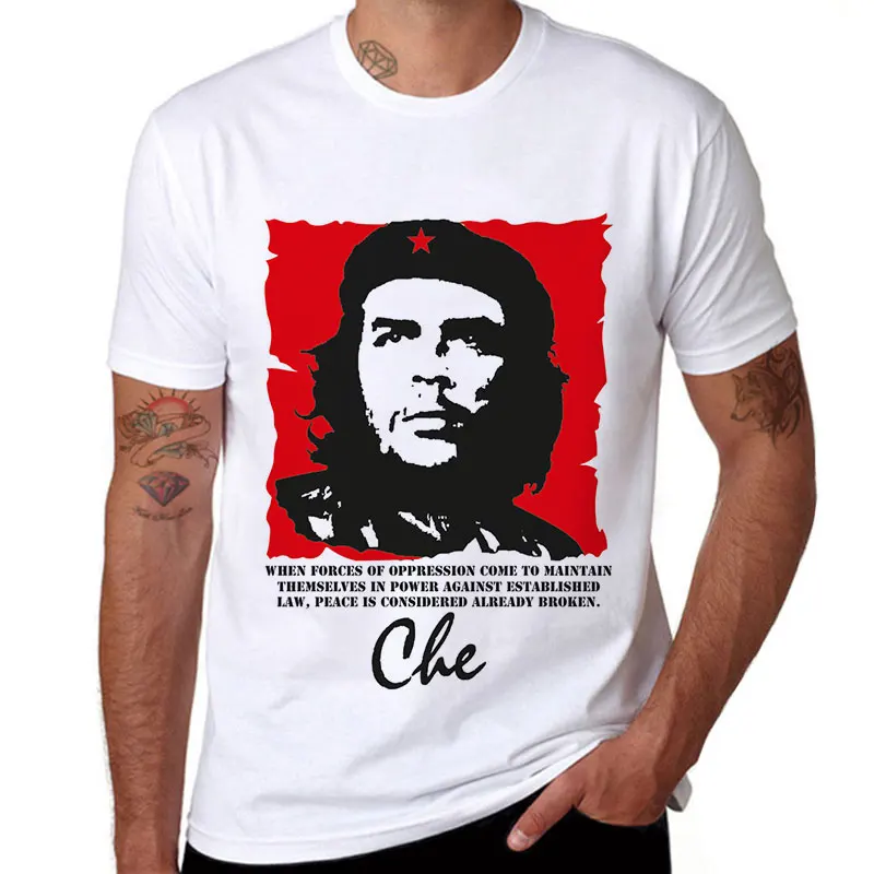 Cuba People Hero Che Guevara футболка топы футболки хлопковые мужские модные Красивые с