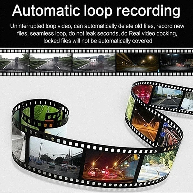 Сенсорный экран 7 ''Автомобильный видеорегистратор с двумя объективами