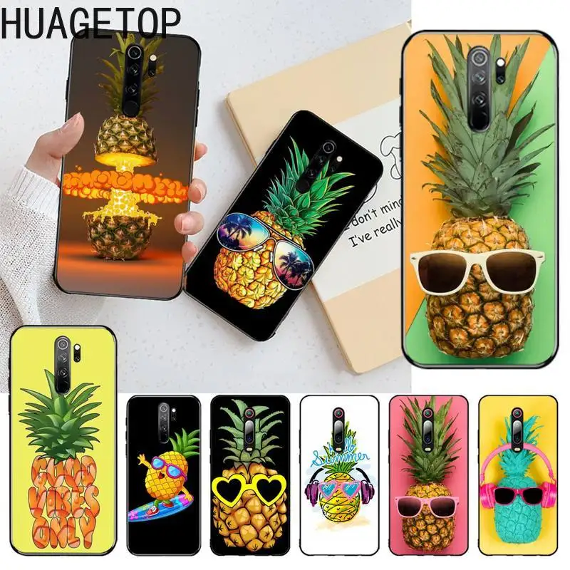 Fun pineapple with glasses Shell Phone Case for Redmi Note 9 8 8T 8A 7 6 6A Go Pro Max K20 K30 | Мобильные телефоны и