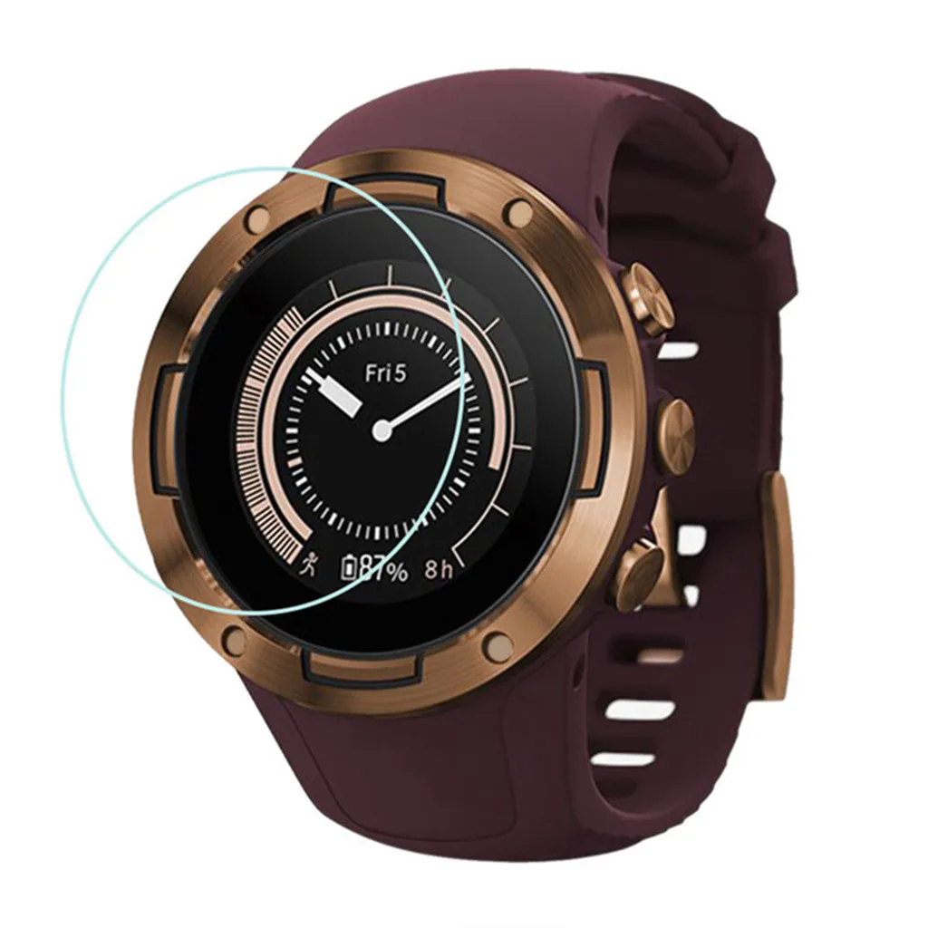 Закаленное стекло протектор экрана для SUUNTO 5 Смарт-часы Ультра прозрачная пленка защитная пленка для экрана полное покрытие Новинка 1 упаковка 3 Упаковка 19 октября