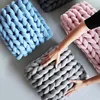 1KG Thick Super Bulky Chunky Yarn for Hand Knitting Crochet Soft Big Cotton Arm Knitting Roving Spinning Yarn for DIY Blanket 5