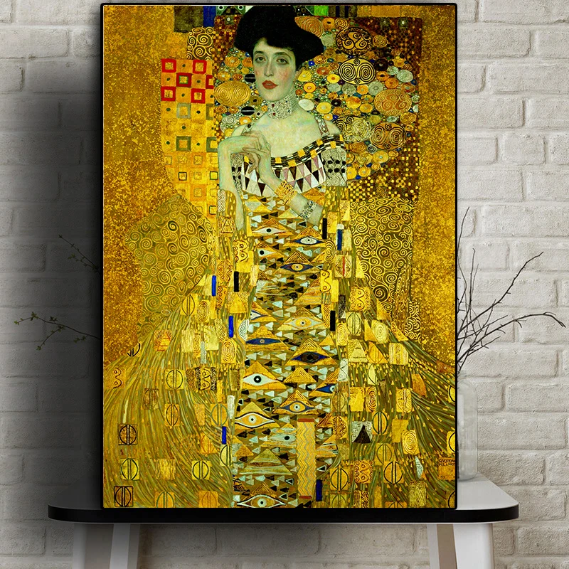 Художественный постер Gustav Klimt Современное украшение для дома Картина на холсте Hd