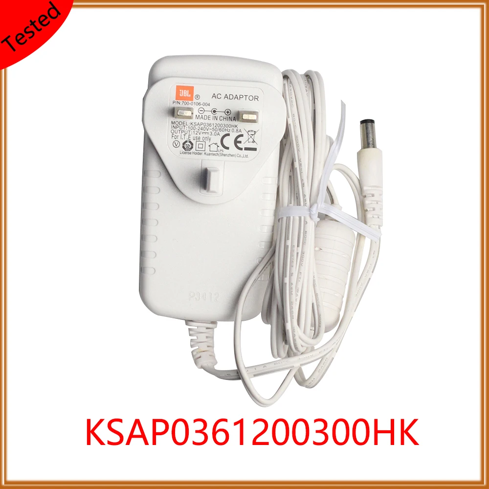 AC ADAPTOR KSAP0361200300HK 700-0106-004 12V 3A Power Supply Charger JBL DC Adapters Switching Adapter | Электроника