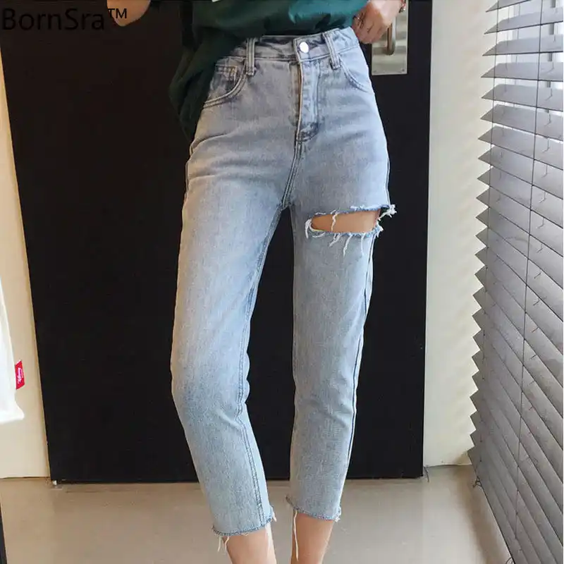 Leg hole pants Outlet