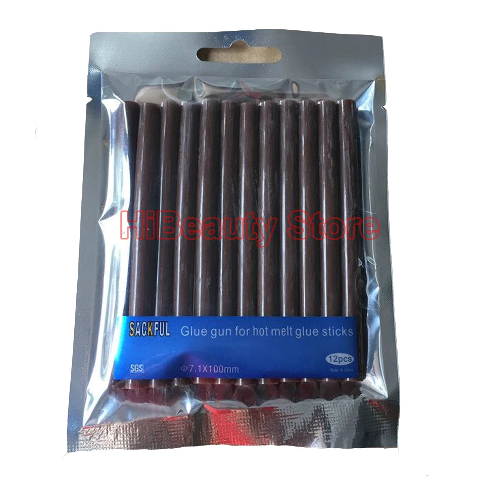 Hair Extension Glue Stick 2 Packs 24pcs Hot Melt Keratin Styling Tools Adesive Glue Sticks