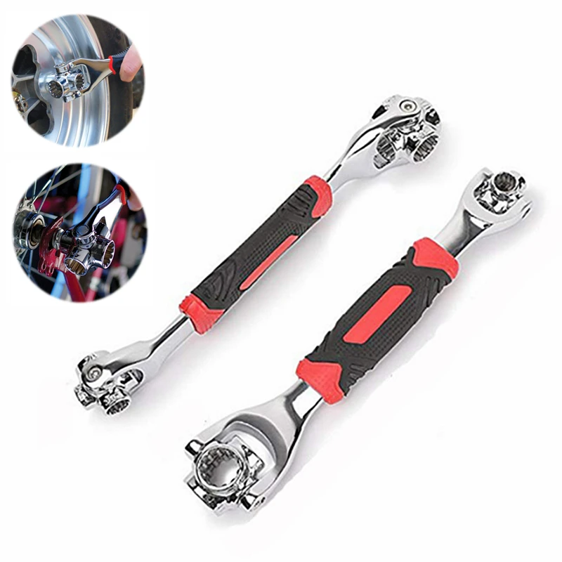 

360 Degree 48 in 1 Bolt Wrench Socket Steel Tiger with Spline Bolts Torx 6-Point Furniture Car Repair Hand Tools
