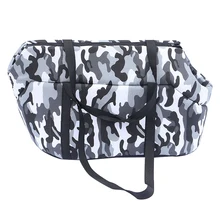Сумка для домашних животных, многофункциональная сумка для сна, путешествий, подарок на плечо, модная переноска для собак, камуфляжная переносная сумка для щенков на молнии