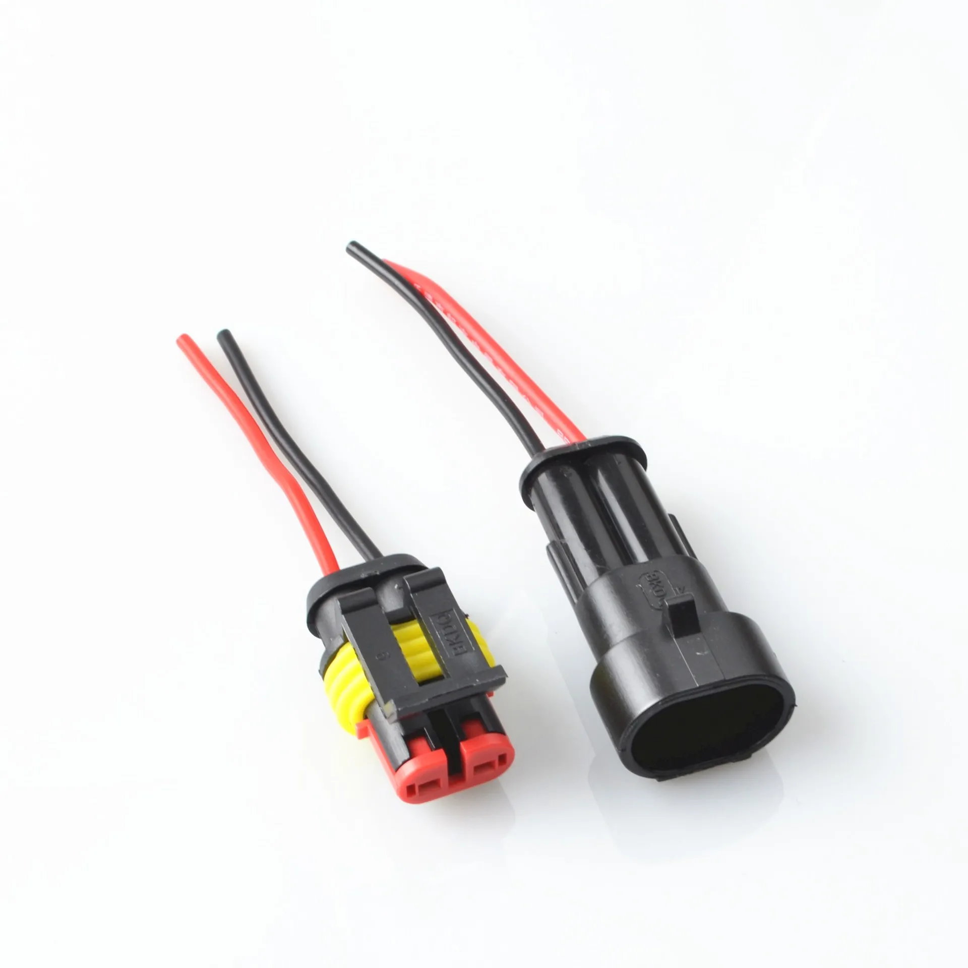 2 Pin Way Sealed Waterproof Electrical Wire Connector Plug Set auto connectors with cable | Обустройство дома