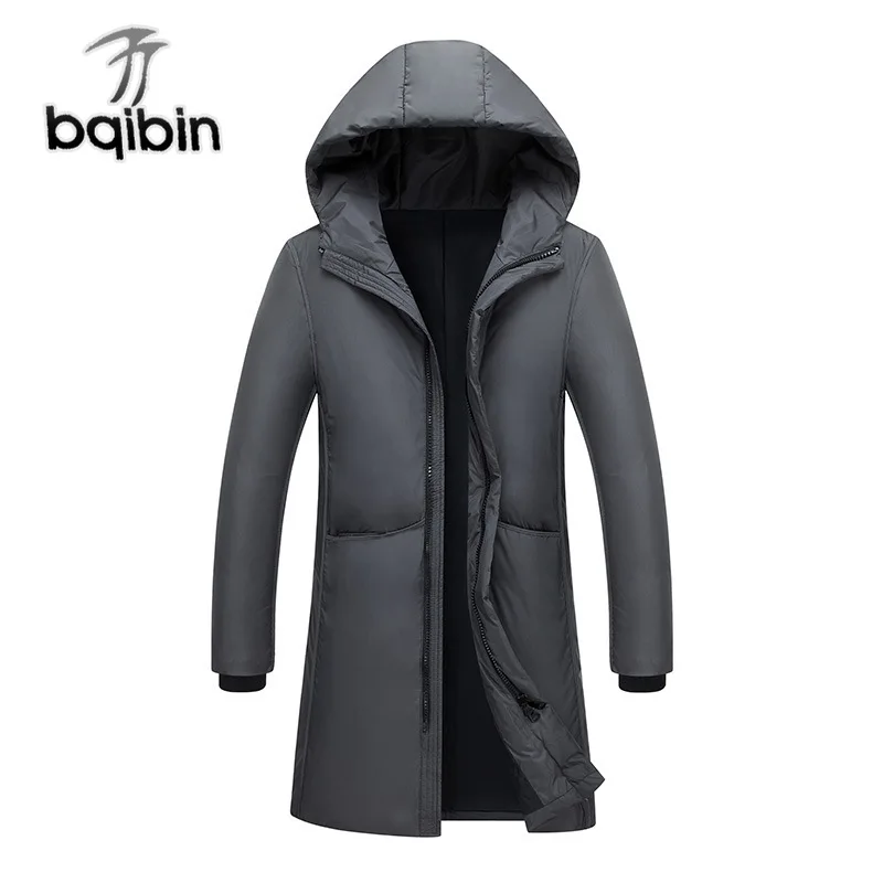 

2019 Winter Warm Thick Winter Down Jacket Men Brand Clothing Top Quality Long Male 70% White Duck Down Coat