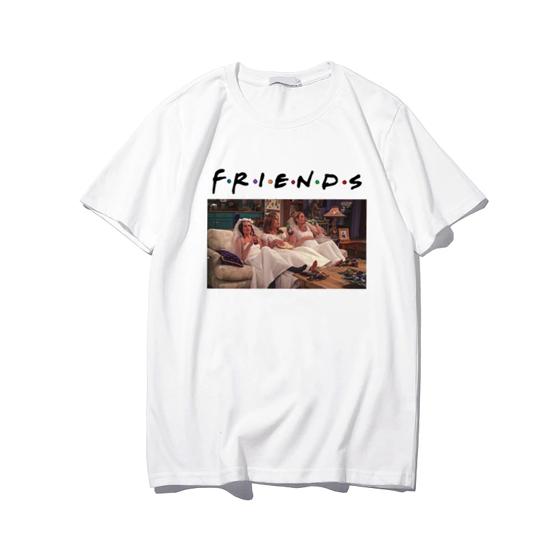 Женская футболка Харадзюку, Женская Повседневная готическая одежда, дропшиппинг, топы, одежда, друзья, футболка с принтом, странные вещи, футболка