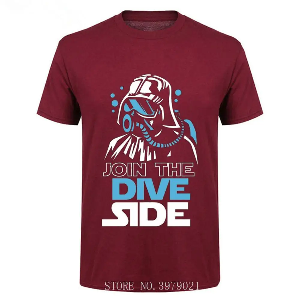 Присоединиться к DIVE темно Подводные Футболка с принтом спортивный костюм для
