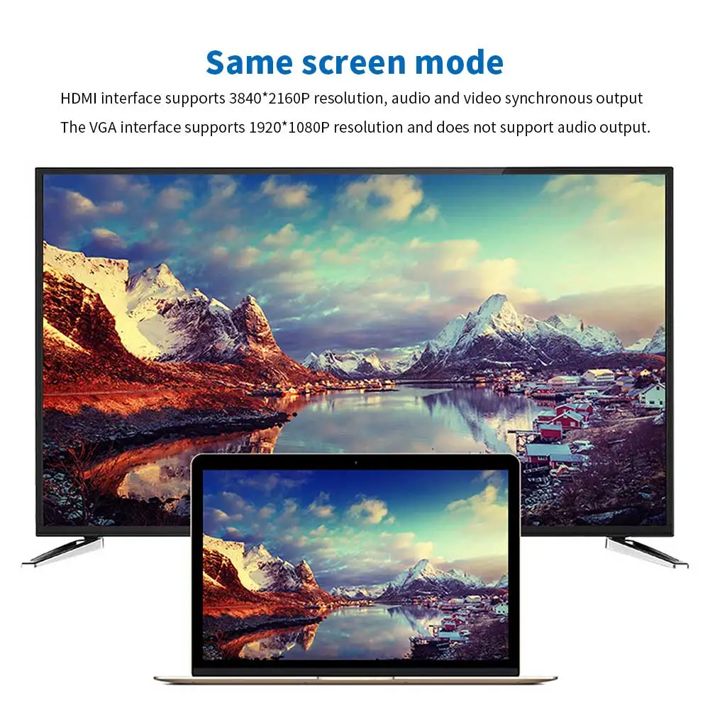 5 в 1 usb type C до 4K HDMI концентратор 1080P VGA USB 3,0 порт+ USB C порт(PD) конвертер для ноутбука Macbook переключатель
