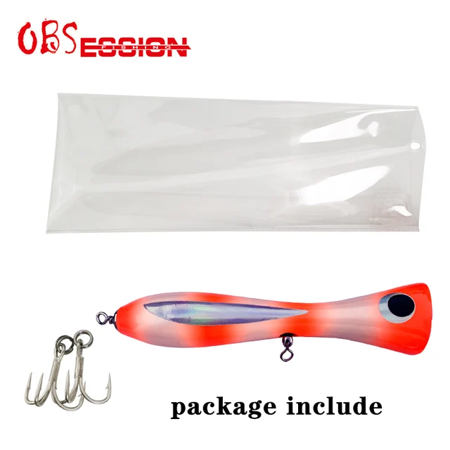 65g90g120g140g Trolling Wood Stickbait Pencil Popper Tuna Boat Fishing Lure Topwater Long Casting Wobbler Carp Artificial Leurre 3