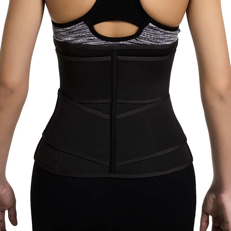 Steel Boned Waist Corset Trainer Sauna Sweat Sport Girdle Cintas Modeladora Women Weight Loss Lumbar Shaper Workout Trimmer Belt body shaper