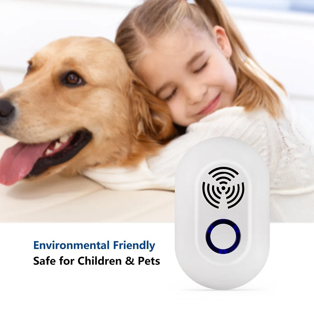 

2Pcs Insect Repellent Electronic Mosquito Killer Cockroach Ultrasonic Mouse Expeller Rats Office Anti-Mosquito Device