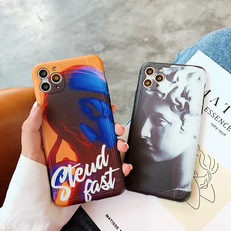 Художественного портрета Давида для iphone 11 Pro Max 7 8 plus X XR XS SE 2020 переплет Модный