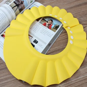 

Bathroom Kids Elastic Protective Soft Shower Bath Home Adjustable Children Baby Shampoo Hat