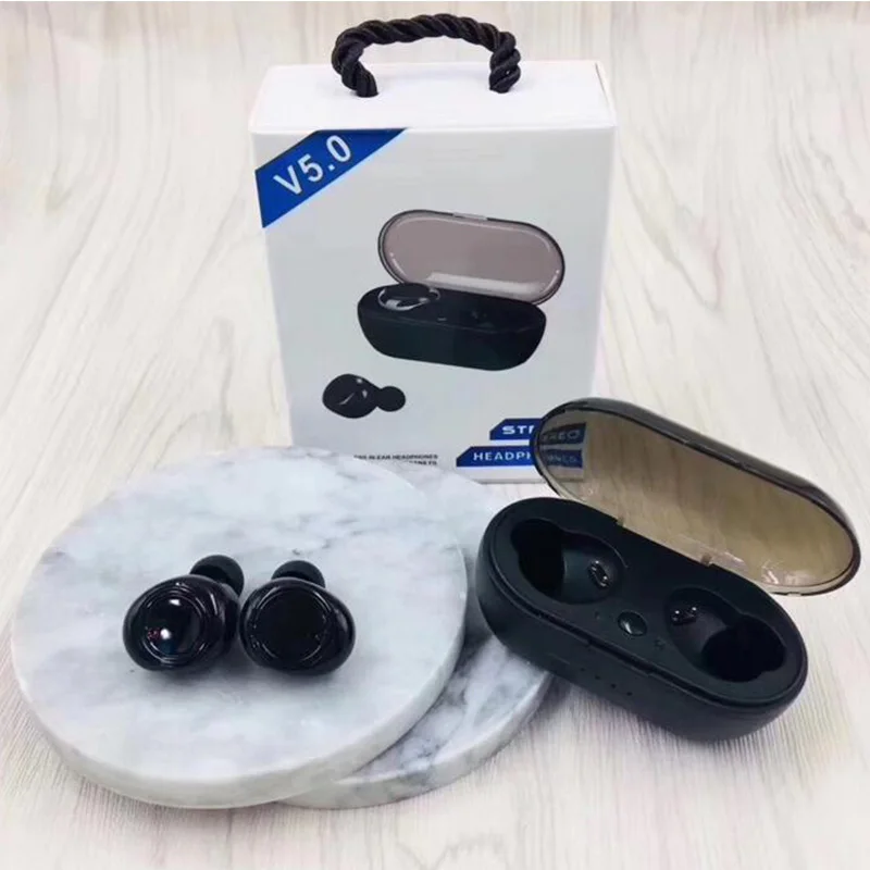 TWS 2 wireless Headphones headset 5 0 EDR Sports TWS Earbuds with Charger Case vs i9s for iphone x xs samsung s10 huawei