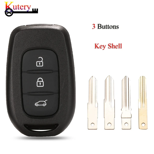 Z.MYUKI Sandero Stepway 3 Key Case with Keyring for Dacia Sandero