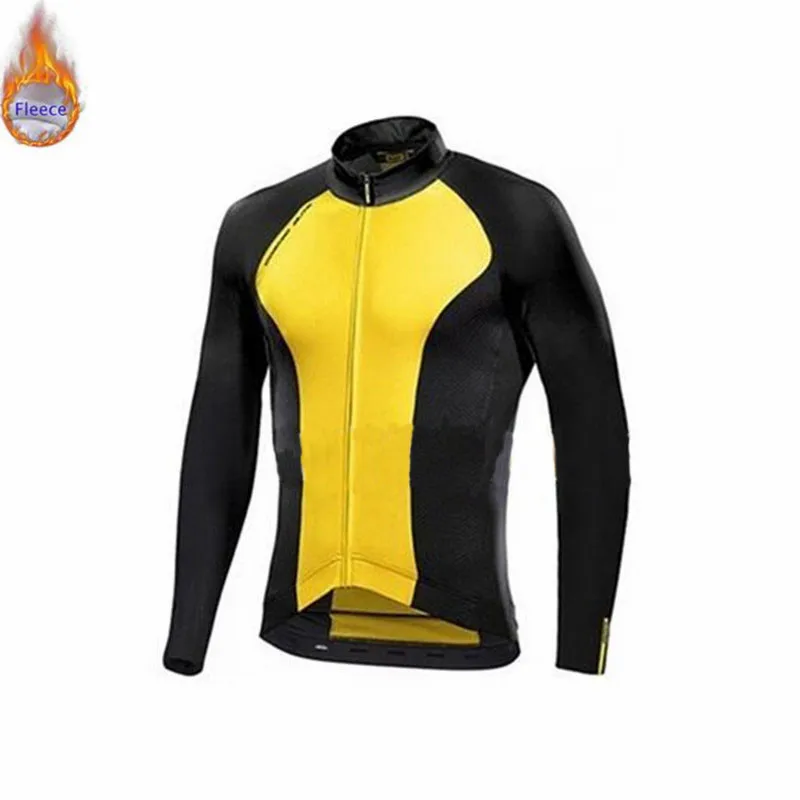 Pro Team MAVIC Зимняя Теплая Флисовая велосипедная одежда, мужская новая трикотажная одежда, костюм для езды на велосипеде, MTB Одежда, комбинезон, комплекты