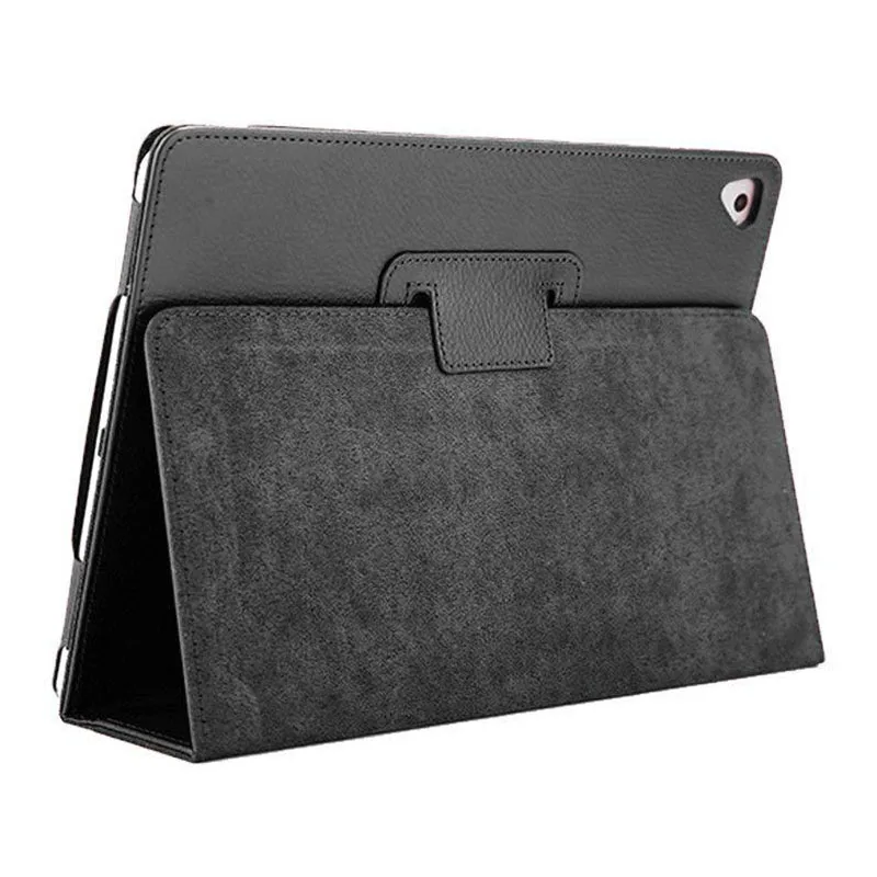 For IPad Air 2 Air 1 Case IPad Case Funda Ultra Thin PU Leather Soft Cover for IPad 9.7 6th Generation Case Pro 9.7 - Color: Black