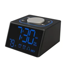 Многофункциональная мини-спальня с fm-радио домашняя сигнализация подарок цифровой дисплей Портативный практичный громкий Регулируемый Яркость Повтор