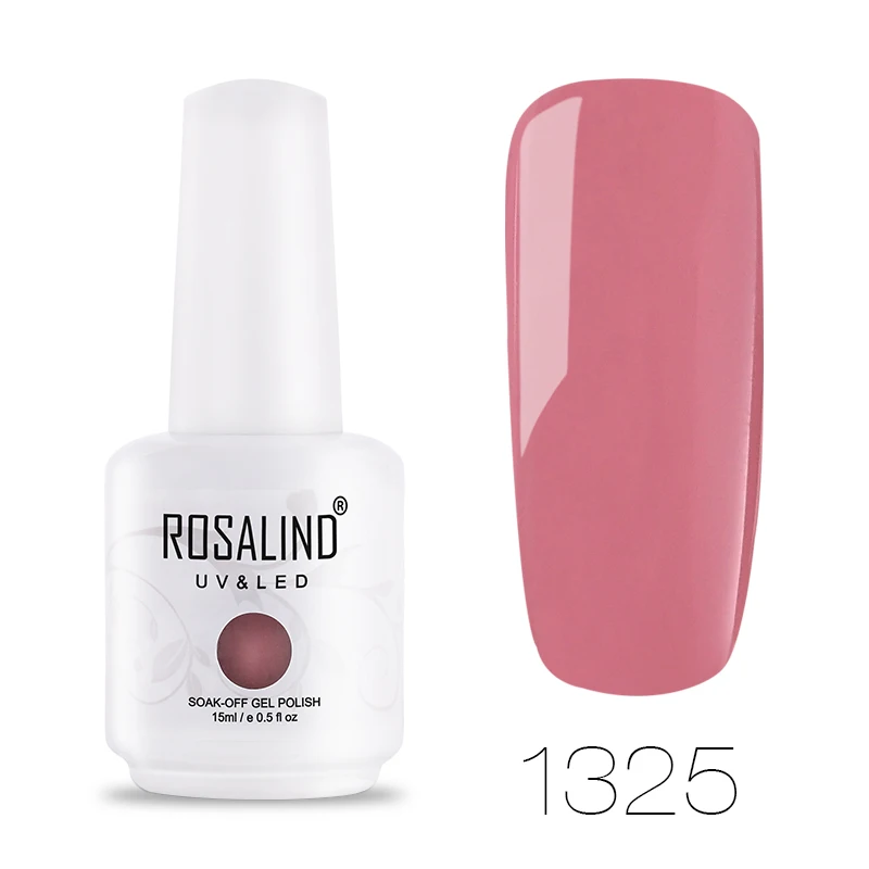 RH1325 ROSALIND 15 мл Гель-лак для ногтей Блестящий неоновый Гель-лак белый замачиваемый Маникюр УФ светодиодный Лампа для дизайна ногтей Гель-лаки - Цвет: RH1325