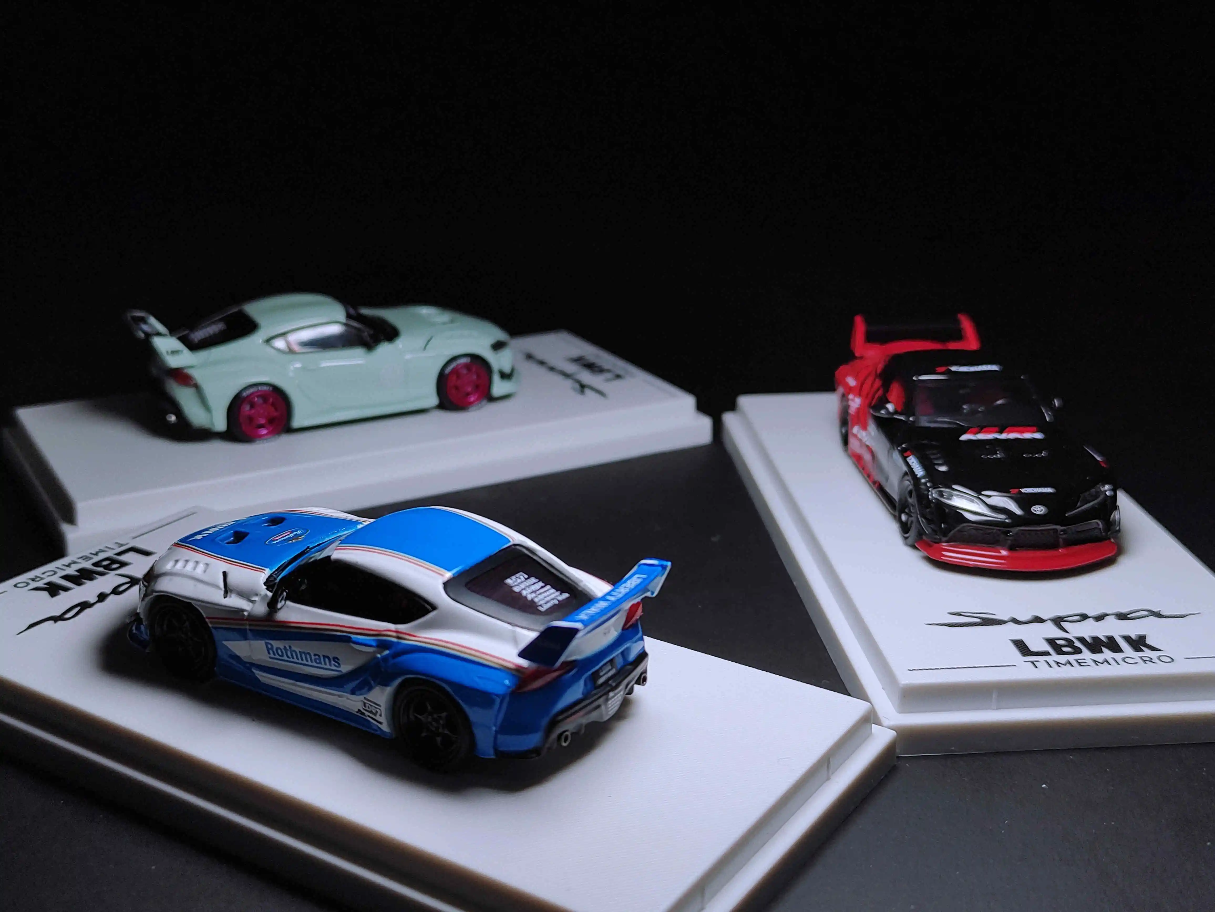 HeyToys TM TimeMicro 1/64 Toyota LBWK Supra ADVAN DieCast Model Car ...