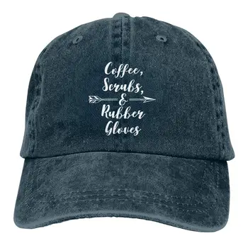 

Coffee Scrubs & Rubber Gloves Cowboy Caps Unisex Snapback Baseball Hat