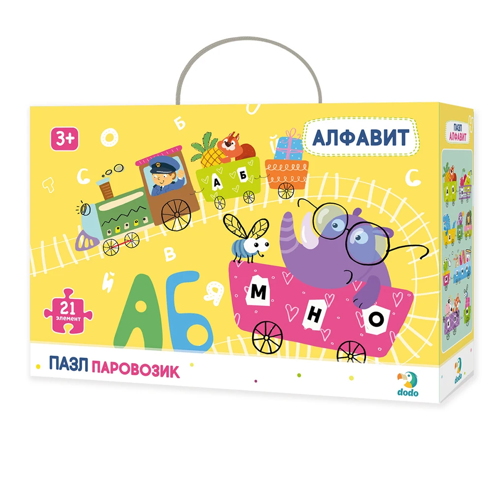 Пазл Паровозик Dodo"Алфавит"