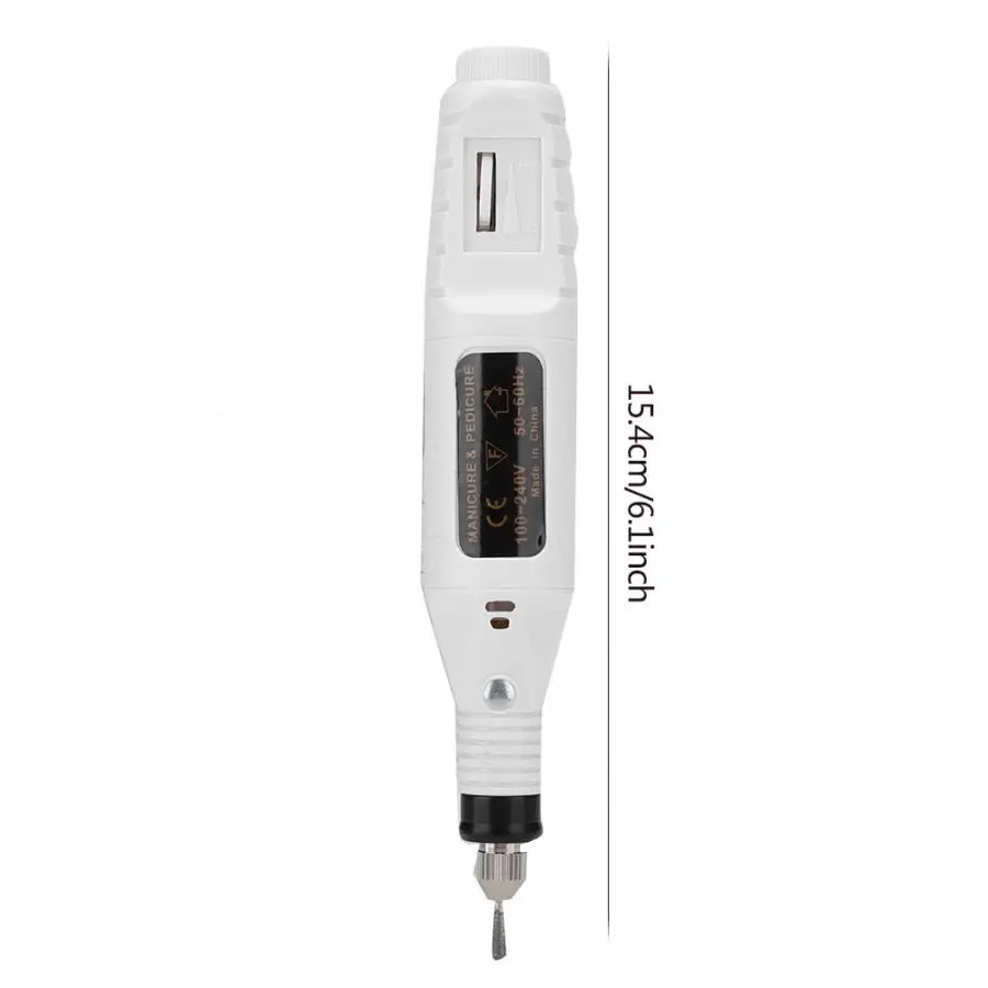 Electric Manicure Nail Toe Drilling Machine with Grinding Head Set EU Plug 100-240V Manicure Machine