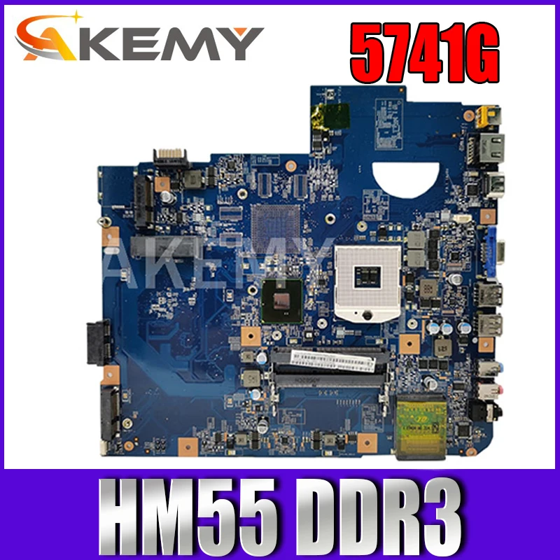 Материнская плата Akemy MBPM601002 для ноутбука Acer aspire 5740 5740G 48 4gd01.01m HM55 PGA989 DDR3 |