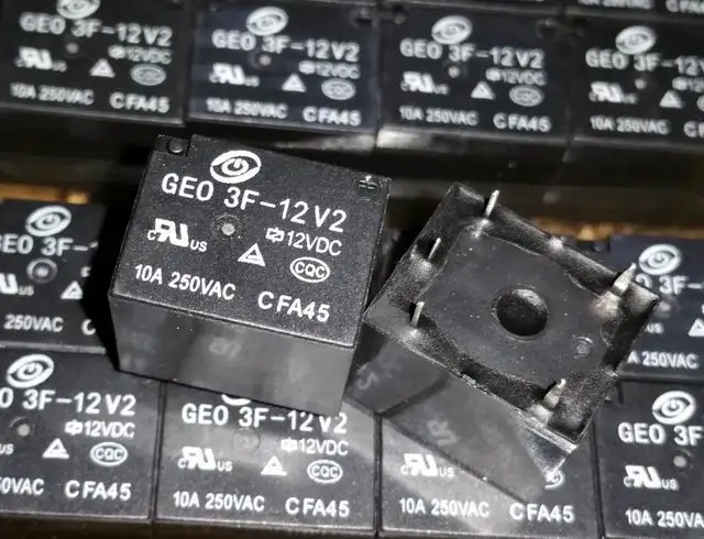 New GEO 3F-12V2 3F-12V3 3F-12V-A (T73-1C-12V-10A/15A/20A) реле 5 контактов | Строительство и ремонт