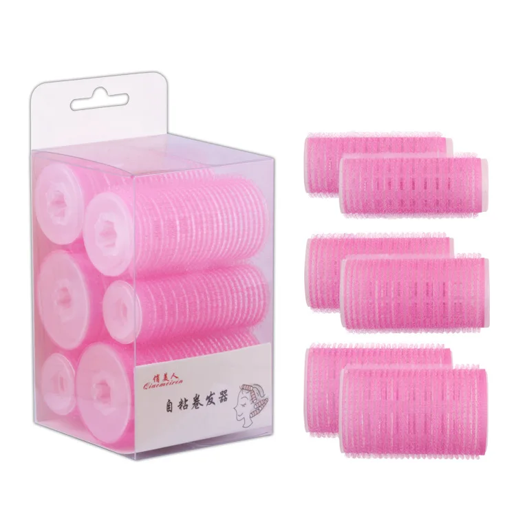 3PCS DIY Magic Large Self-Adhesive Hair Rollers Styling Bang Roller Roll Curler Beauty Tool Hairdressing Home Use Dia 3CM