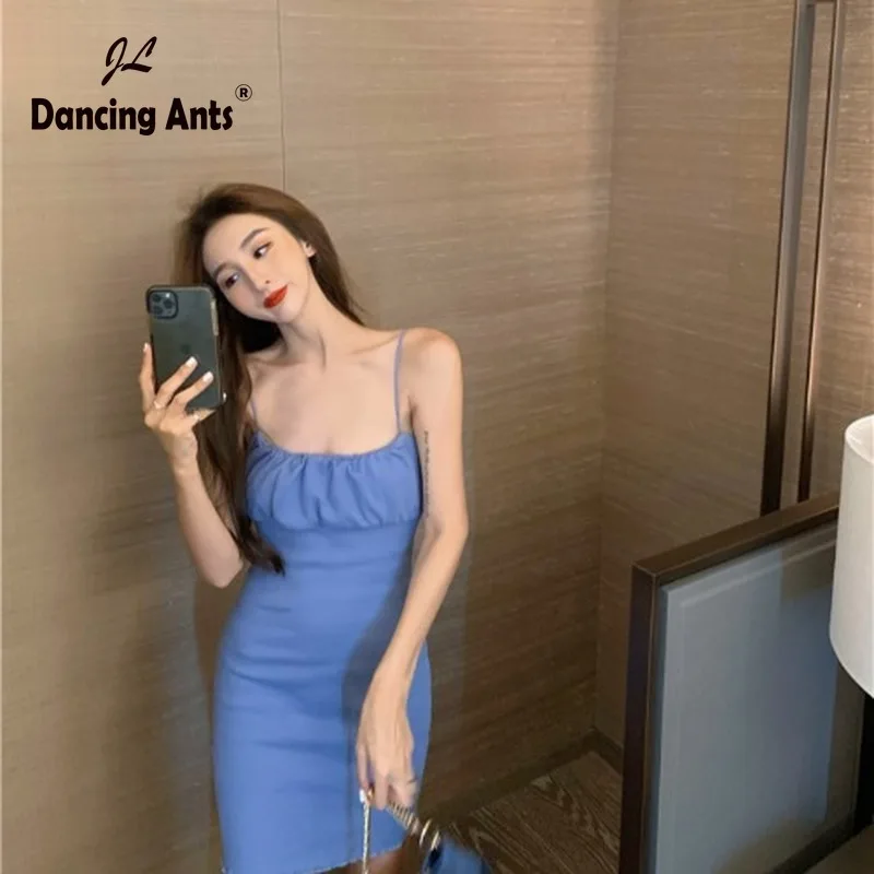 Women Dress A-Line Mini Pleated Sleeveless High Waist Off Shoulder Summer Vintage Woman Dresses Elegant French Chic Clothes | Женская