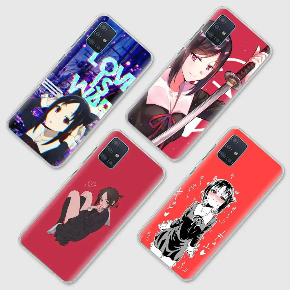 Phone Case For Samsung Galaxy 1s A31 1 2 A51 1 1 A11 A12 A02s A01 A10 A30 A50 0 Hard Cover Kaguya Shinomiya Phone Case Covers Aliexpress