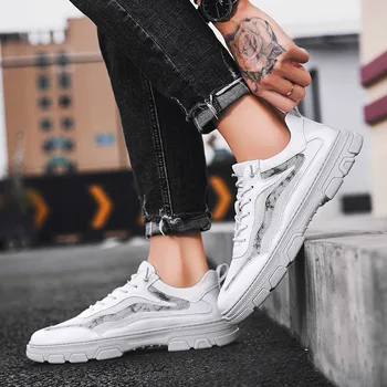 

Men's Fashion Casual Light Comfortable Shoes Sneaker Air Cushion Walking Jogging Fitness Sport Shoes Men Trainers Basket Homme