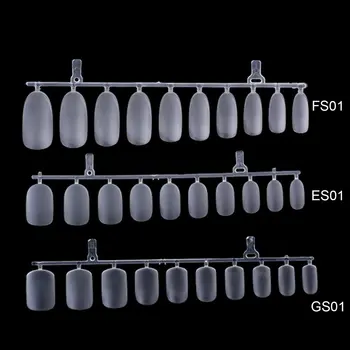 

Ultra-thin 300pcs Frosted Nail Tips Artificial False Nail Art Decoration UV Polish Gel Sticker DIY Design Manicure Nails Tools