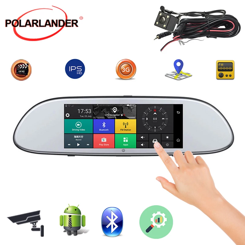 Bluetooth Сенсорный экран gps Android MP4 автомобильный монитор