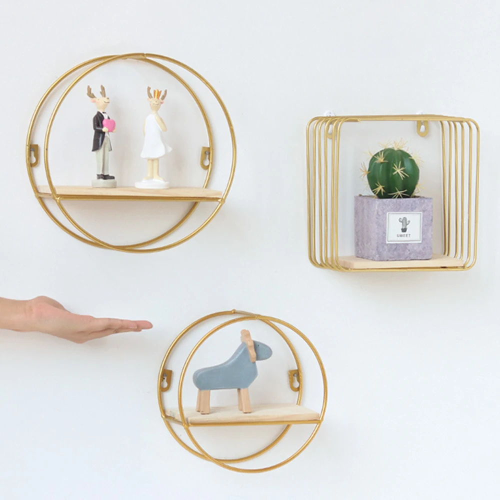 Настенная полка держатель Hagner подвесная для спальни|Подставки хранения и